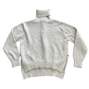 Silk & Salt Turtleneck Sweater Grey